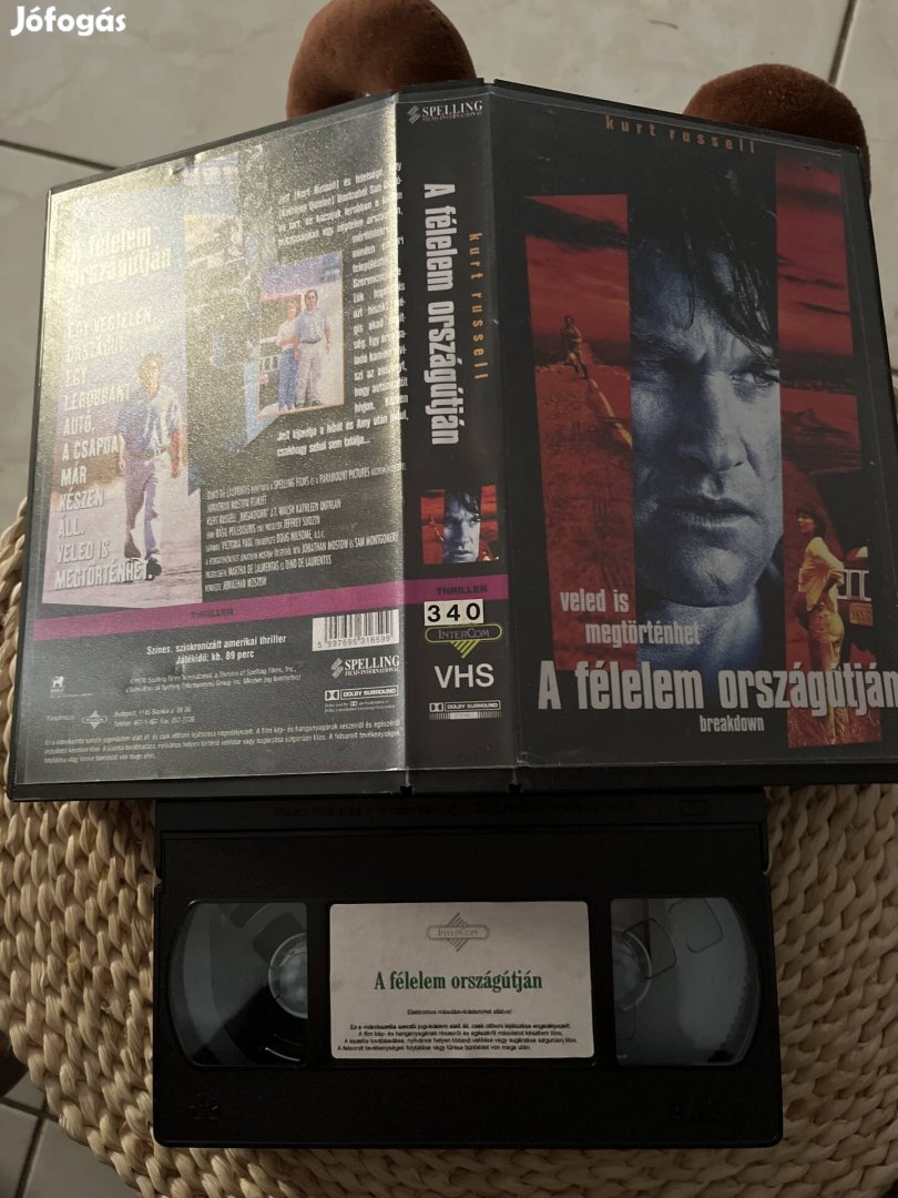 A félelem országútján vhs