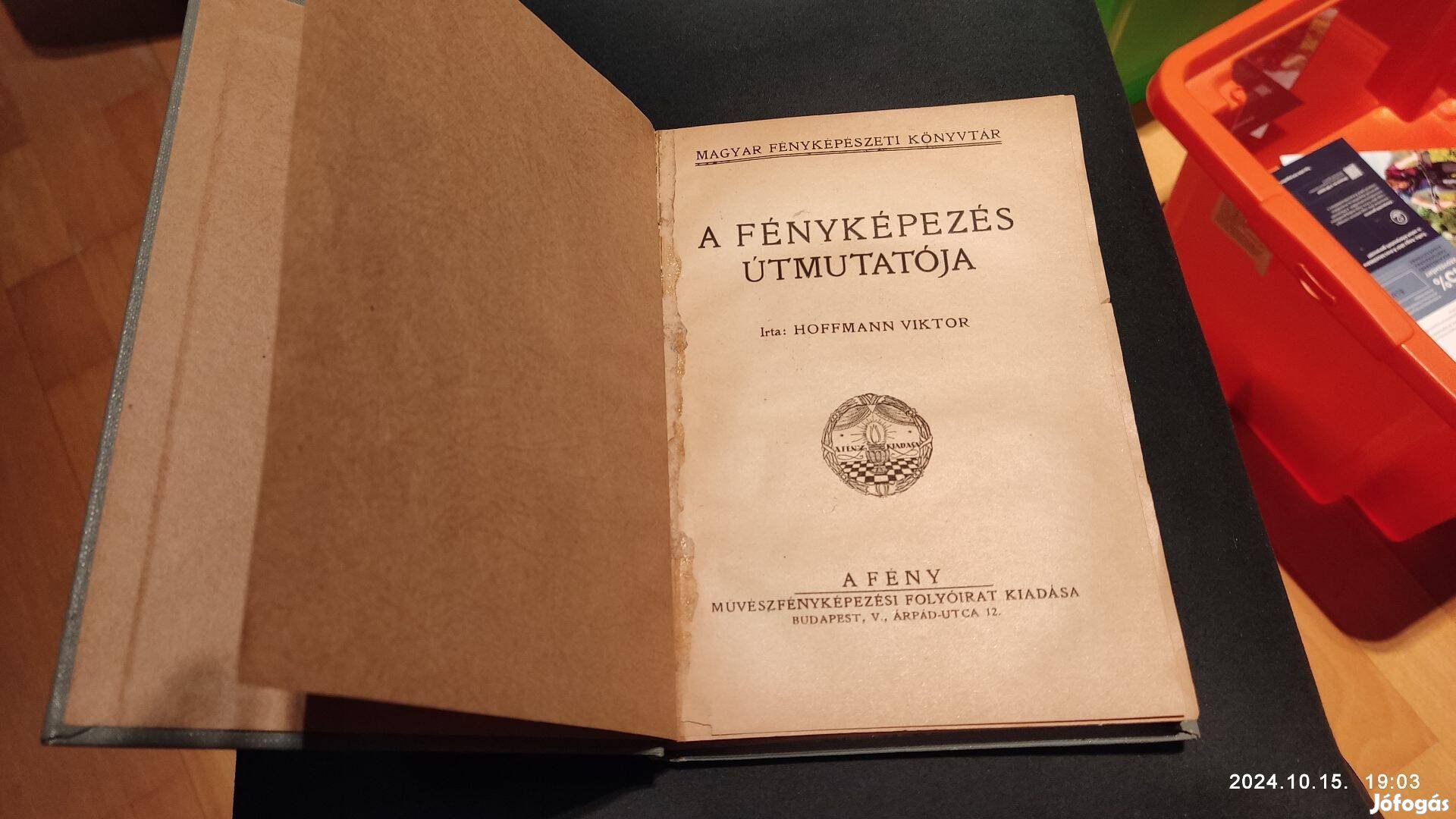 A fényképezés útmutatója (Hoffmann Viktor 1917)