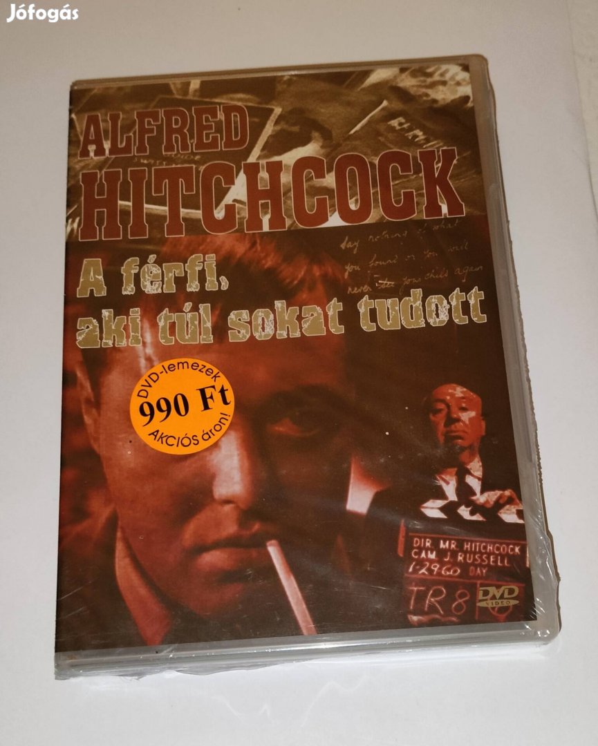 A férfi, aki túl sokat tudott dvd bontatlan Hitchcock