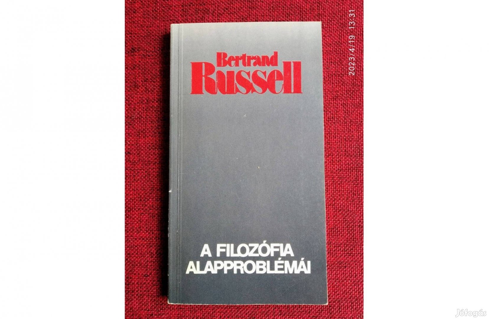 A filozófia alapproblémái Bertrand Russell Kossuth Kiadó Megállapodás