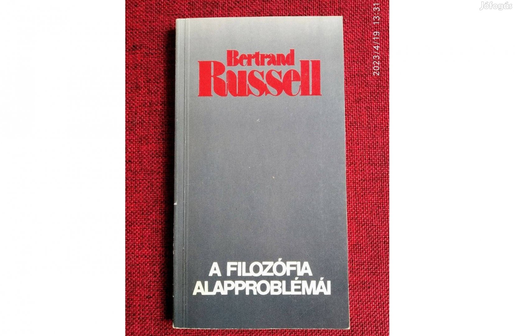 A filozófia alapproblémái Bertrand Russell Kossuth Kiadó,
