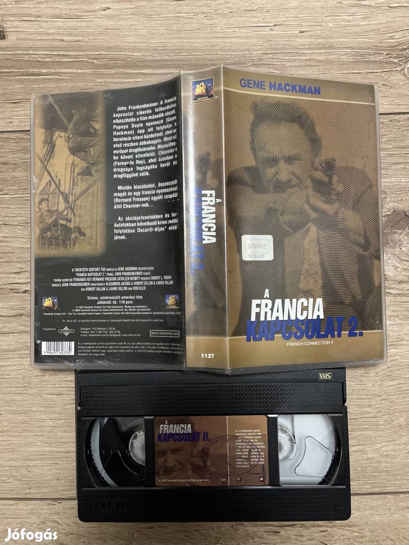 A francia kapcsolat 2 vhs 