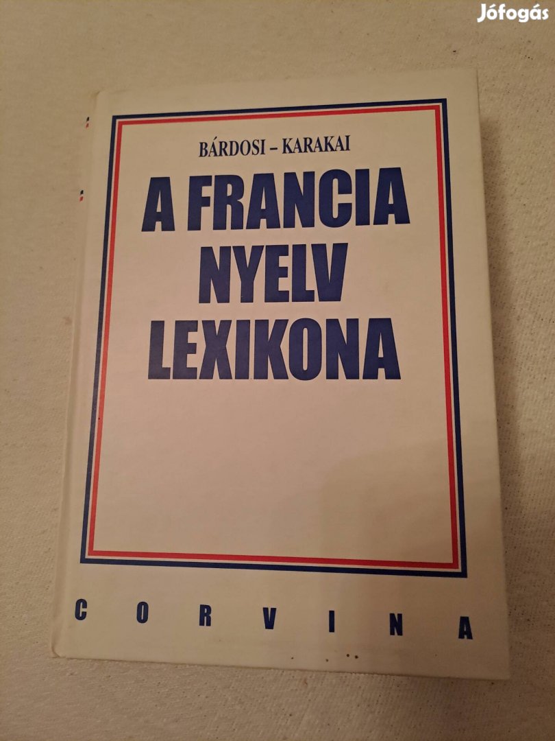 A francia nyelv lexikona eladó. 