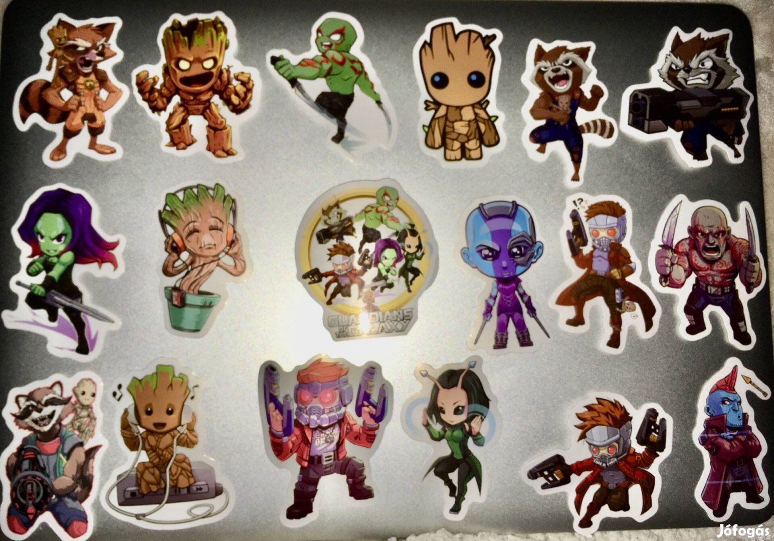 A galaxis őrzői matrica csomag 18 db Guardians of the Galaxy, Groot