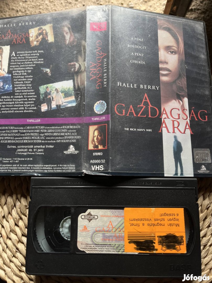 A gazdagság ára vhs kazetta