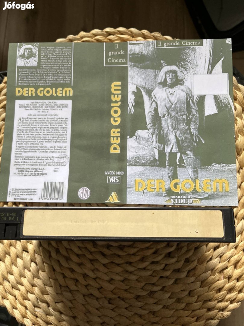 A gólem vhs.   