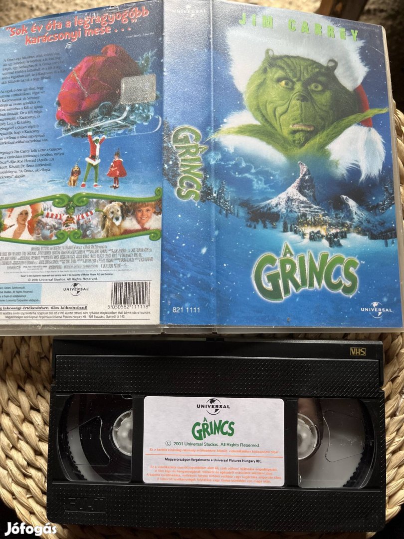 A grincs vhs kazetta