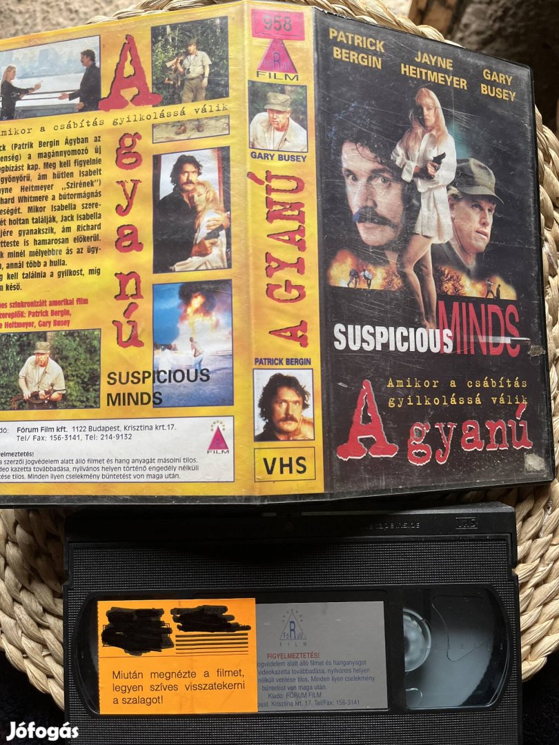 A gyanú vhs kazetta