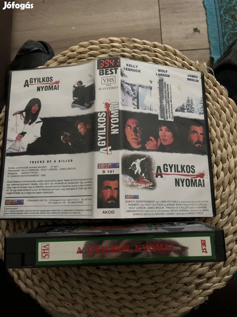 A gyilkos nyomai vhs