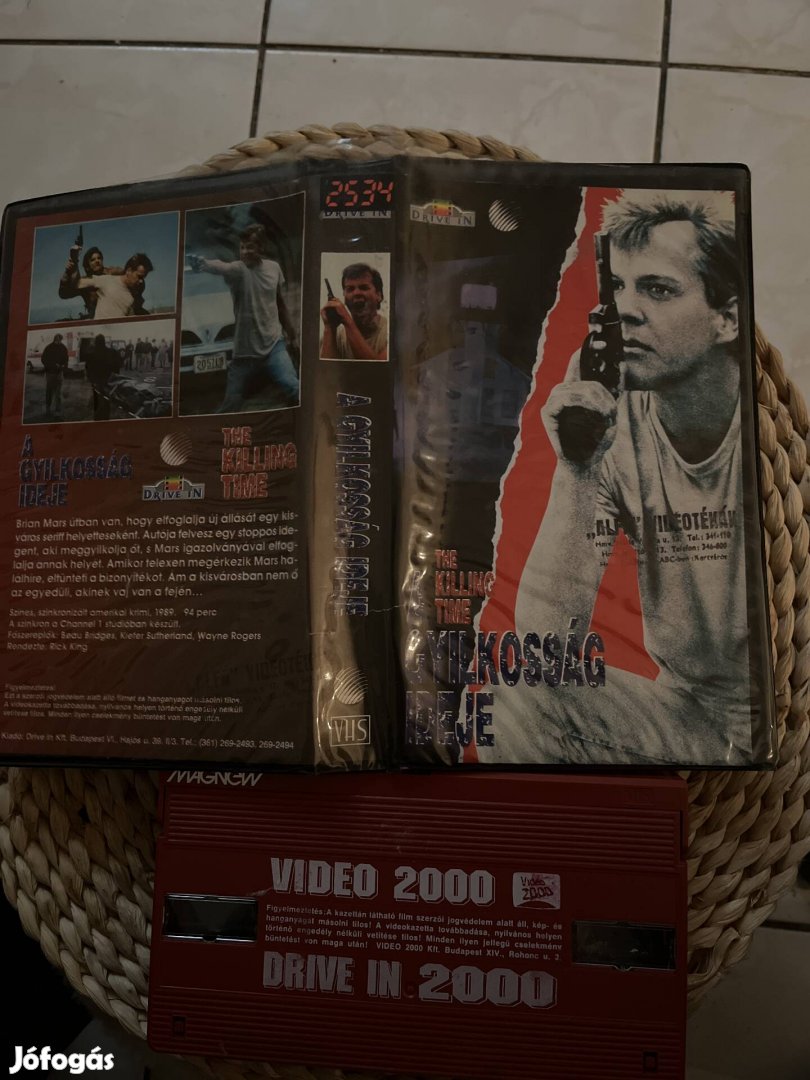 A gyilkosság ideje vhs film