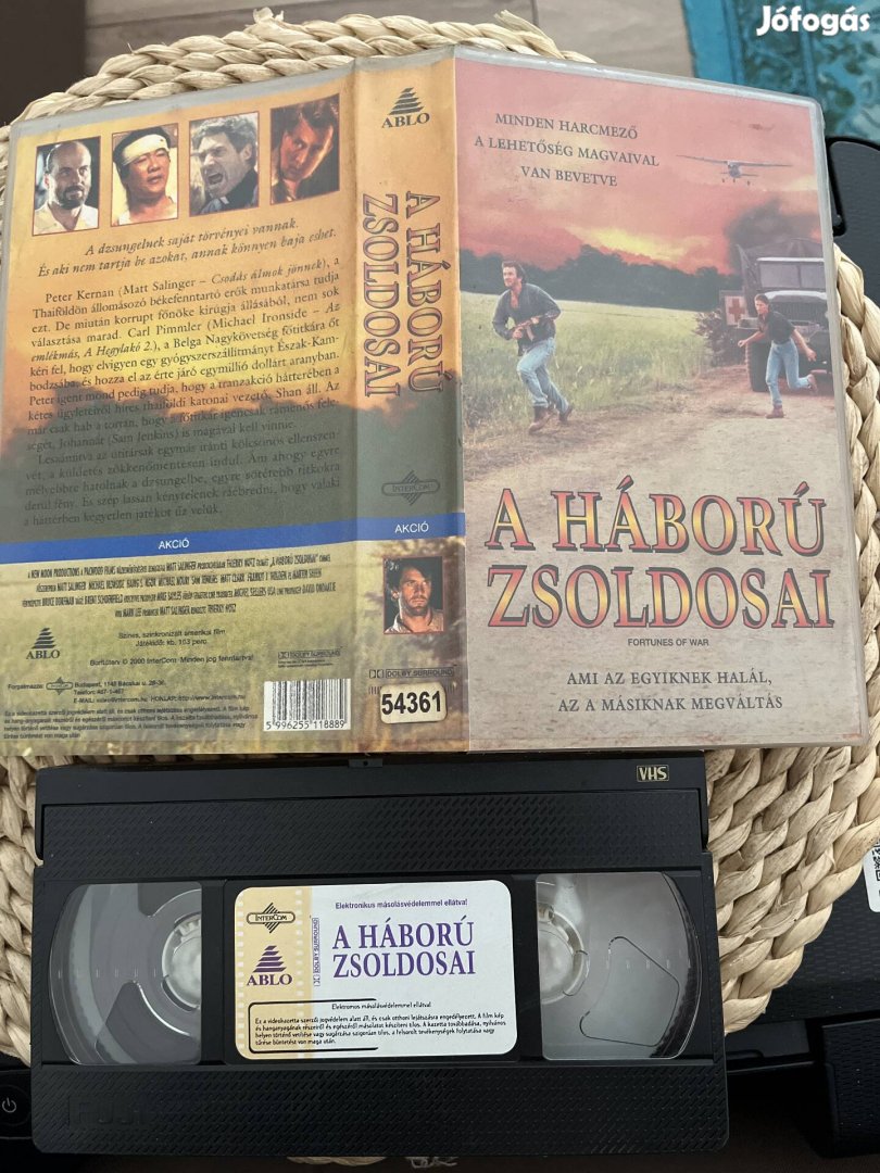 A háború zsoldosai vhs