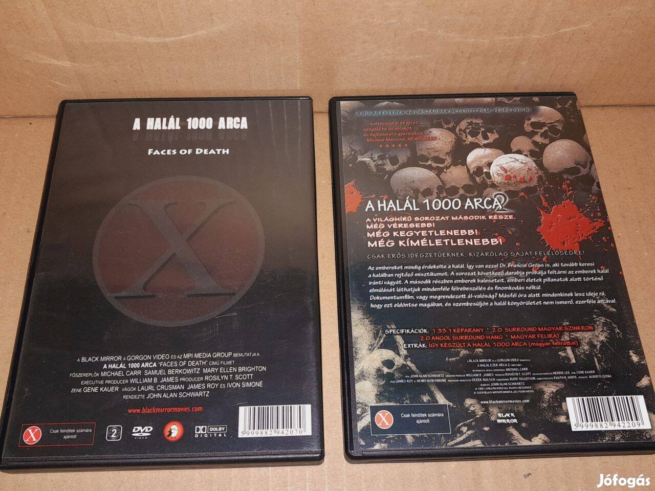 A halál 1000 arca 1 - 2 DVD Magyar szinkron