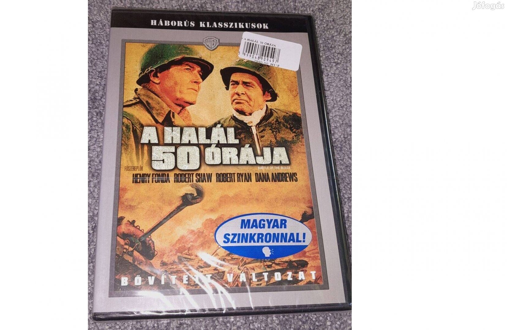 A halál 50 órája DVD (1965) Új, Fóliás Szinkronizált (Charles Bronson)