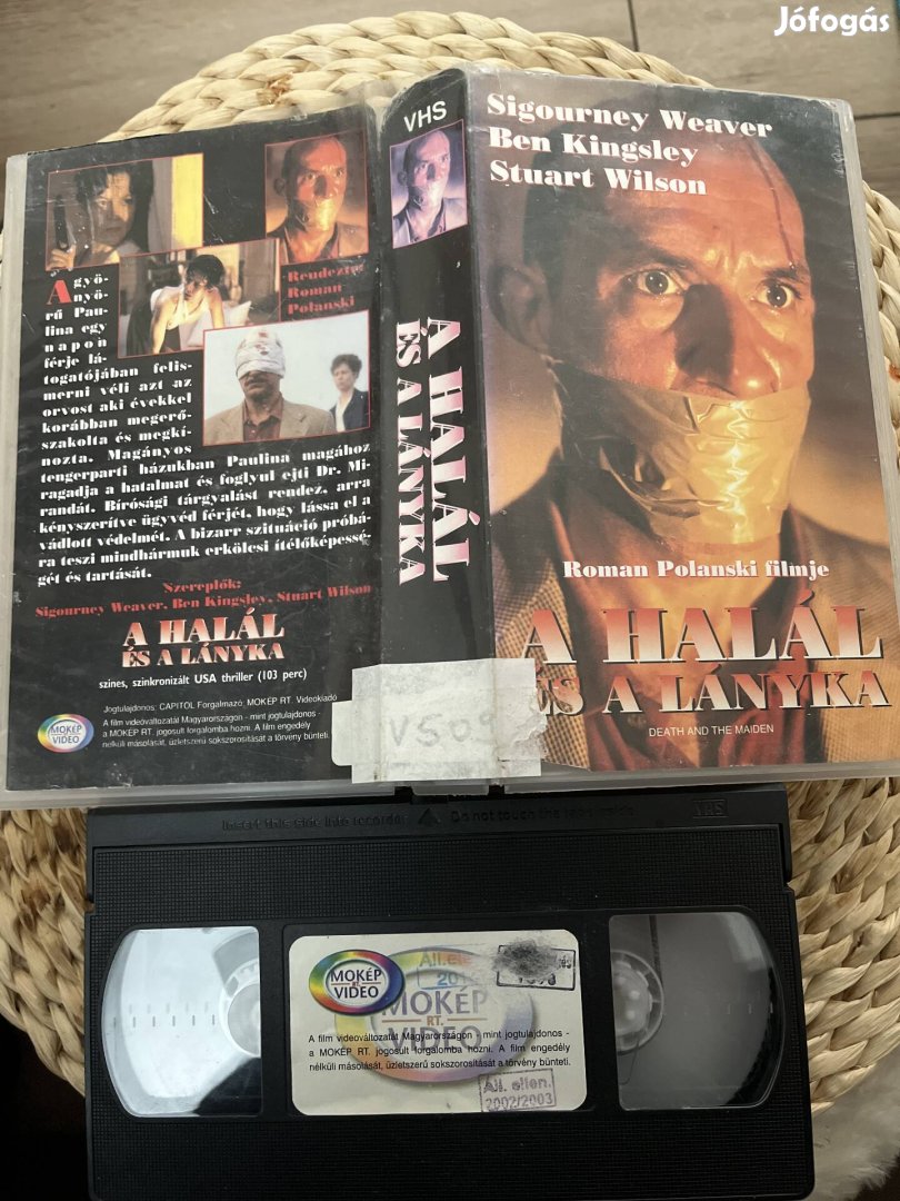 A halál és a lányka vhs