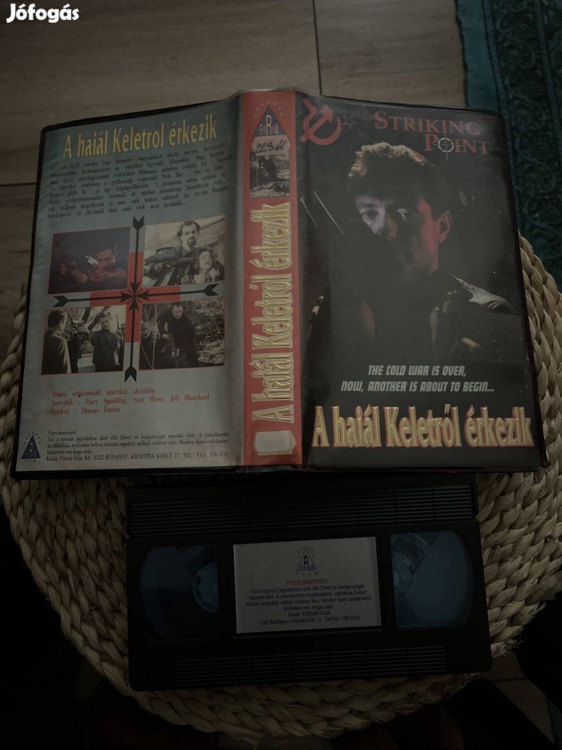 A halál keletről érkezik vhs film