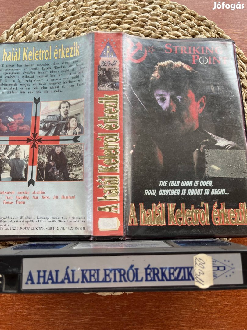 A halál keletről érkezik vhs kazetta