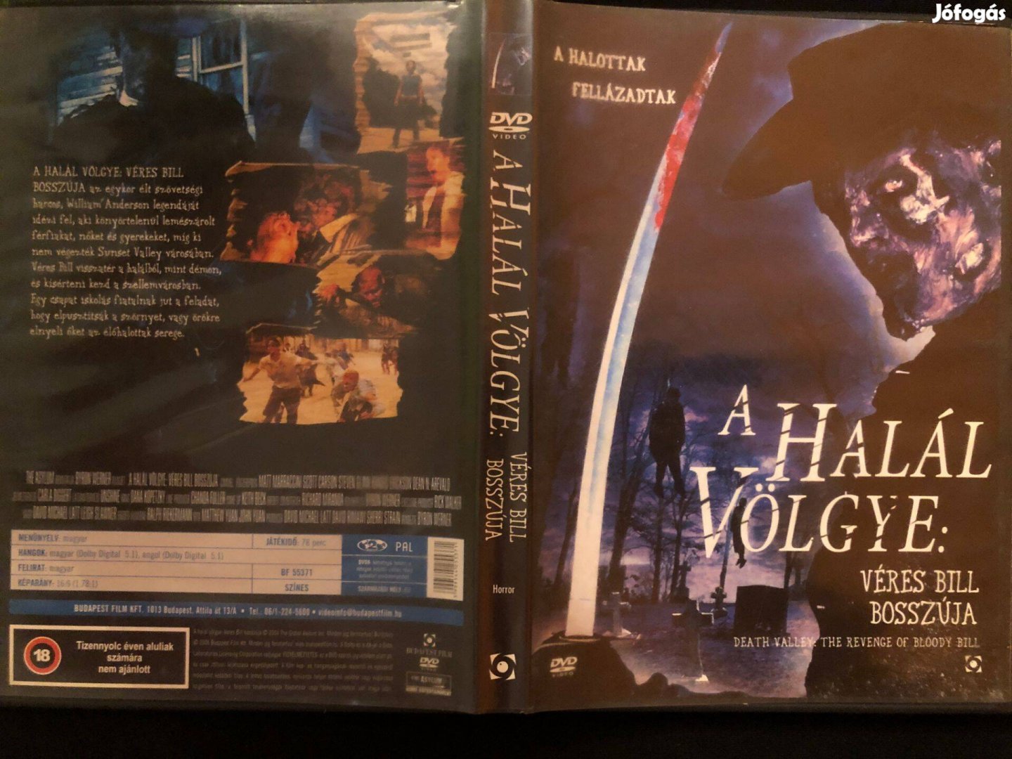 A halál völgye Véres Bill bosszúja DVD (Chelsea Jean, Jeremy Bouvet)