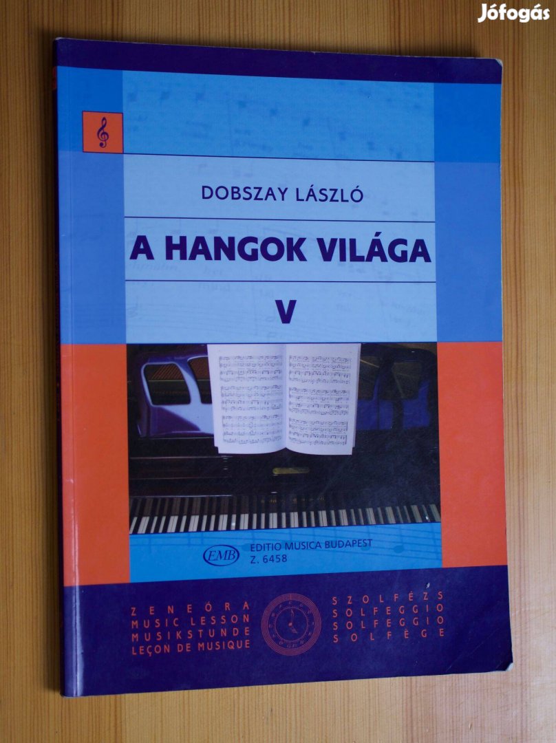 A hangok világa V. (Dobszay László) szolfézskönyv