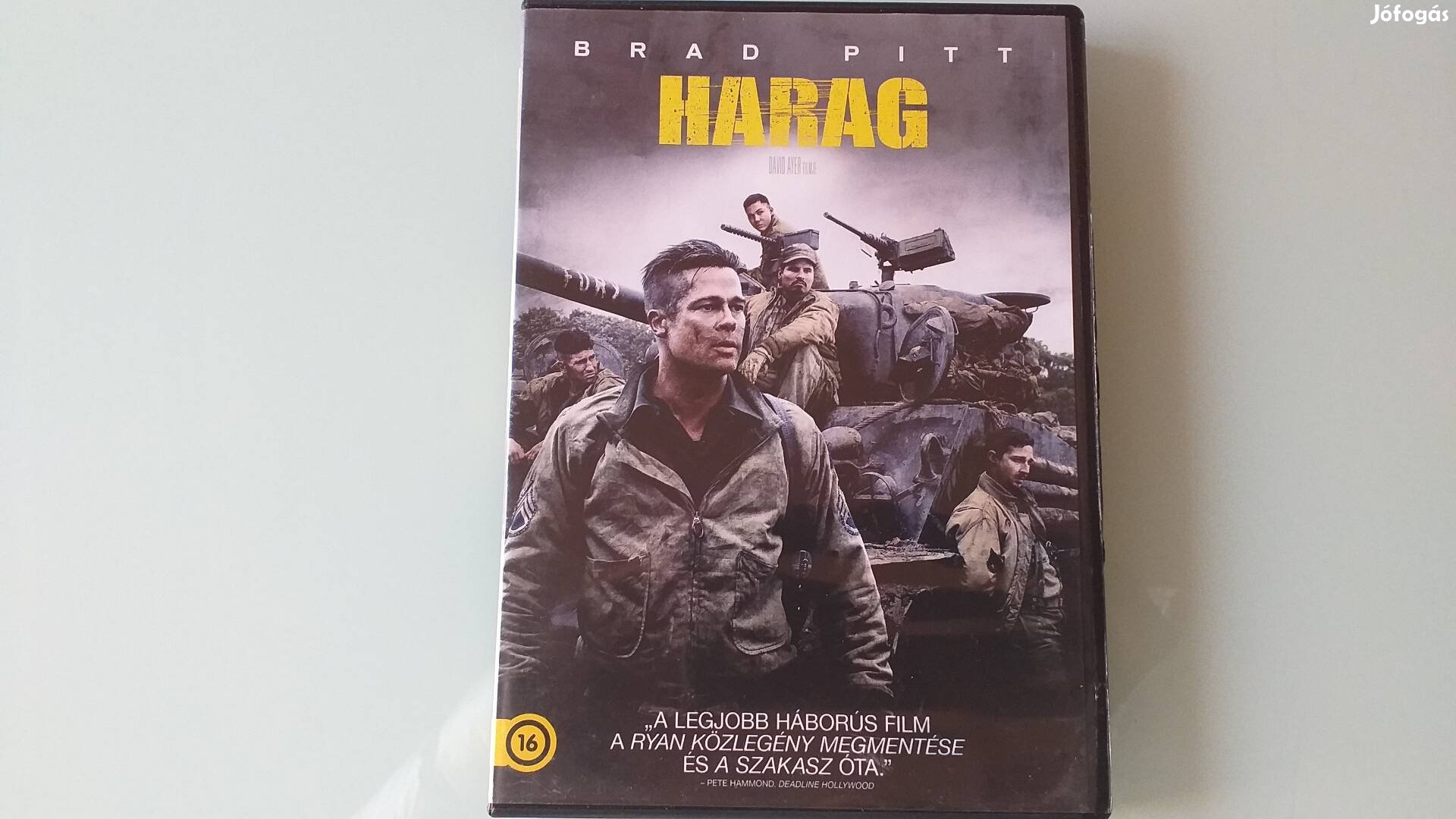 A harag háborús DVD film-Brad Pitt