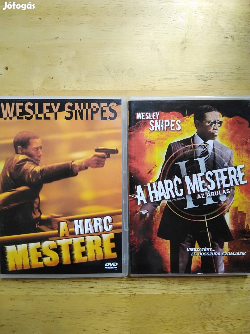 A harc mestere 1-2 újszerű dvd Wesley Snipes 