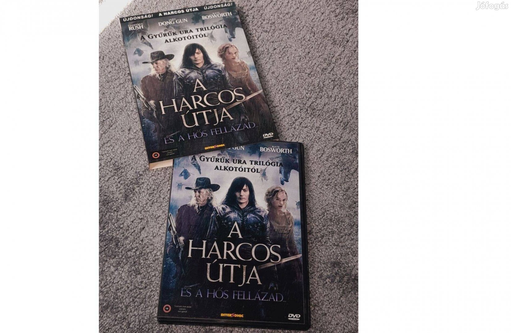 A harcos útja DVD (2010) Szinkronizált, papír feknis változat O-ringes