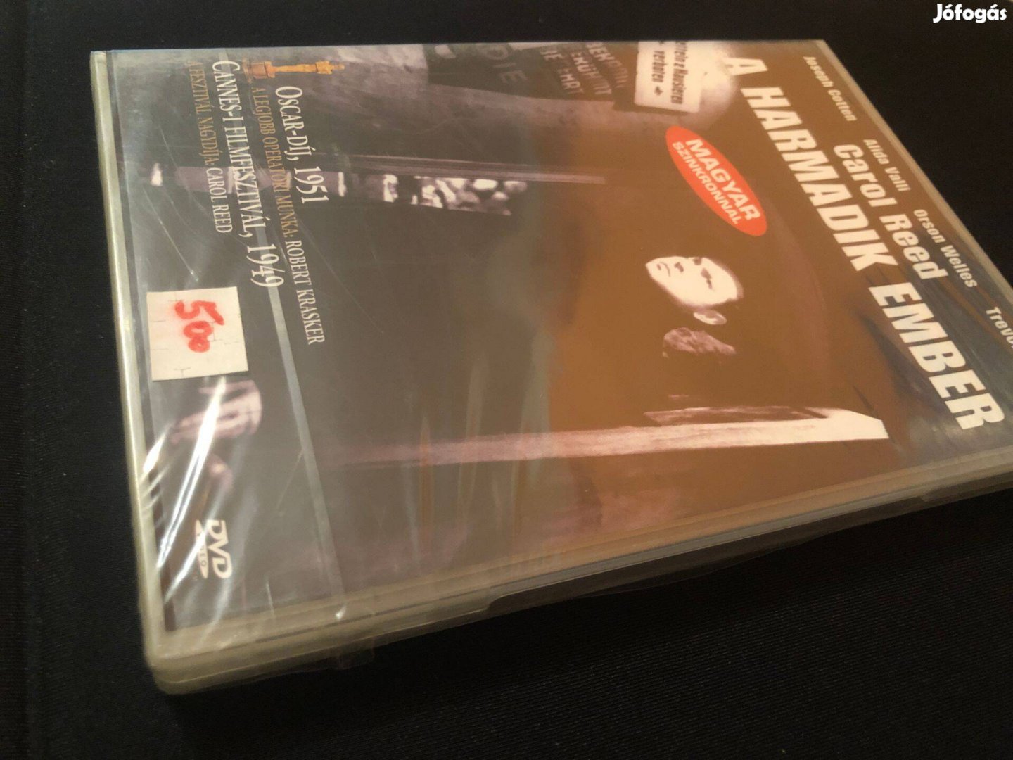 A harmadik ember DVD (bontatlan, vadonatúj, Carol Reed. Orson Welles)