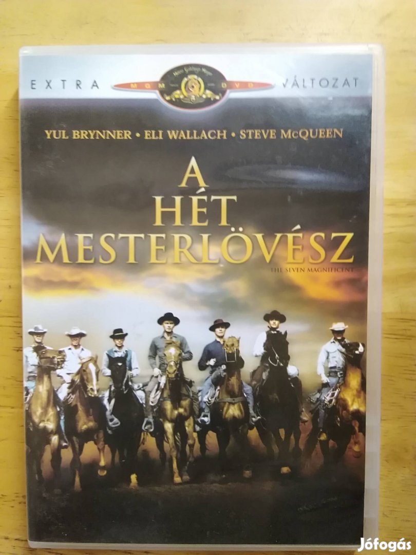 A hét mesterlövész dvd Yul Brynner Extra változat 