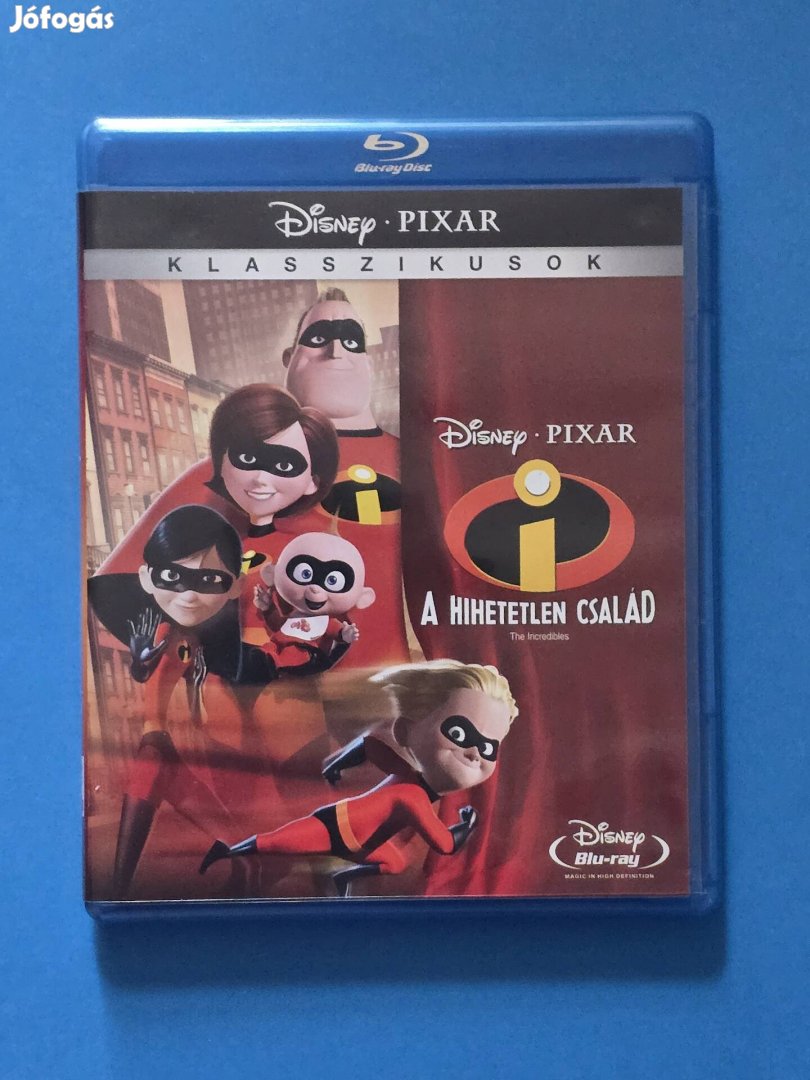 A hihetetlen család blu-ray