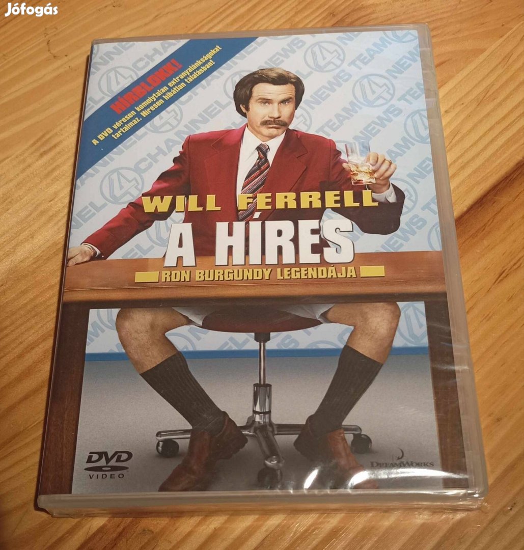 A híres Will Ferrel dvd bontatlan 