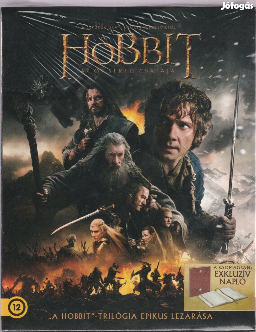 A hobbit: Az öt sereg csatája + Bilbó naplója Blu-Ray