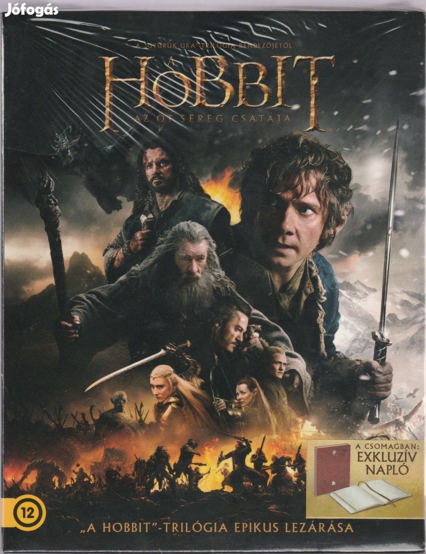 A hobbit: Az öt sereg csatája - Blu-ray (Bilbó naplója)