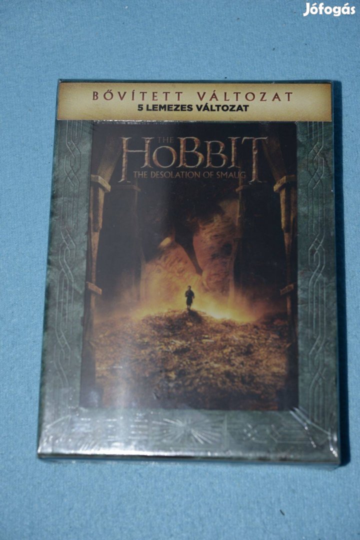 A hobbit: Smaug pusztasága - bővített, extra változat (5 DVD) Új