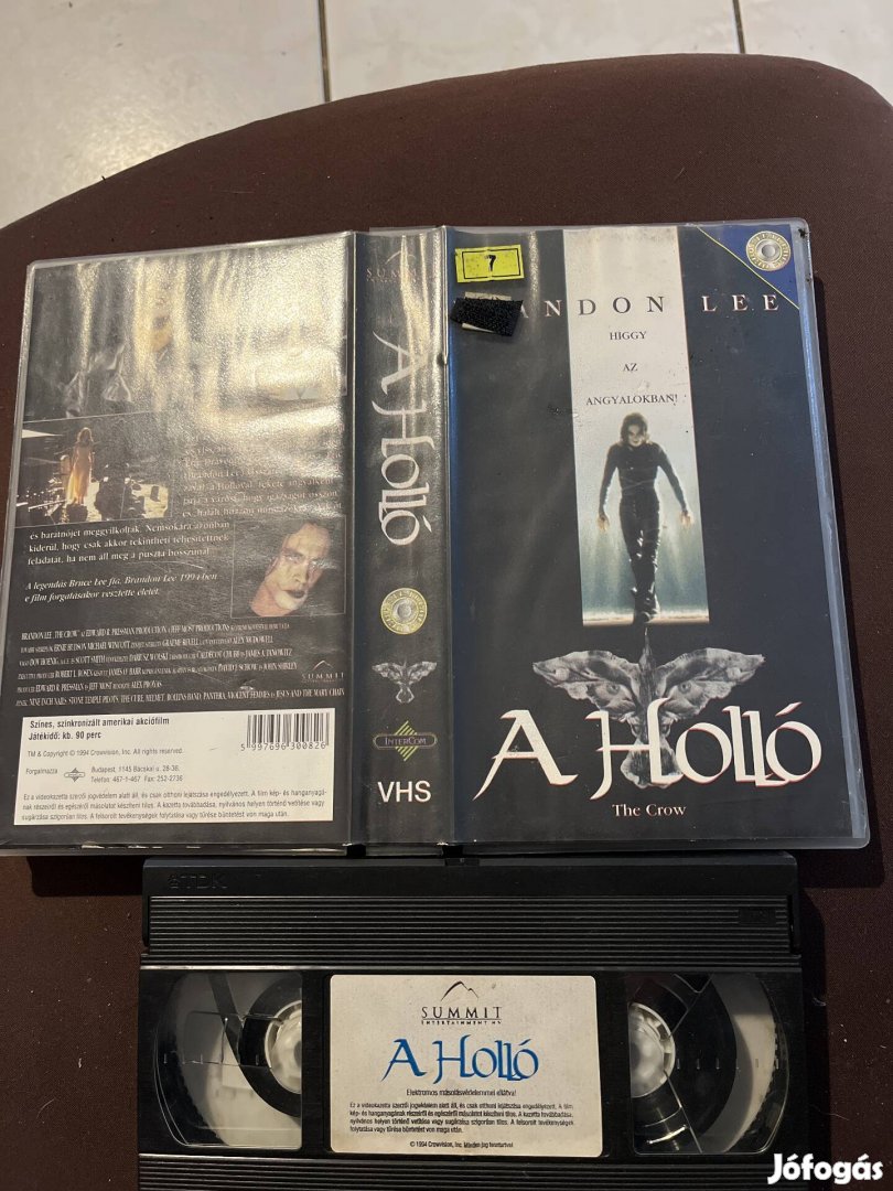 A holló 1 akció vhs