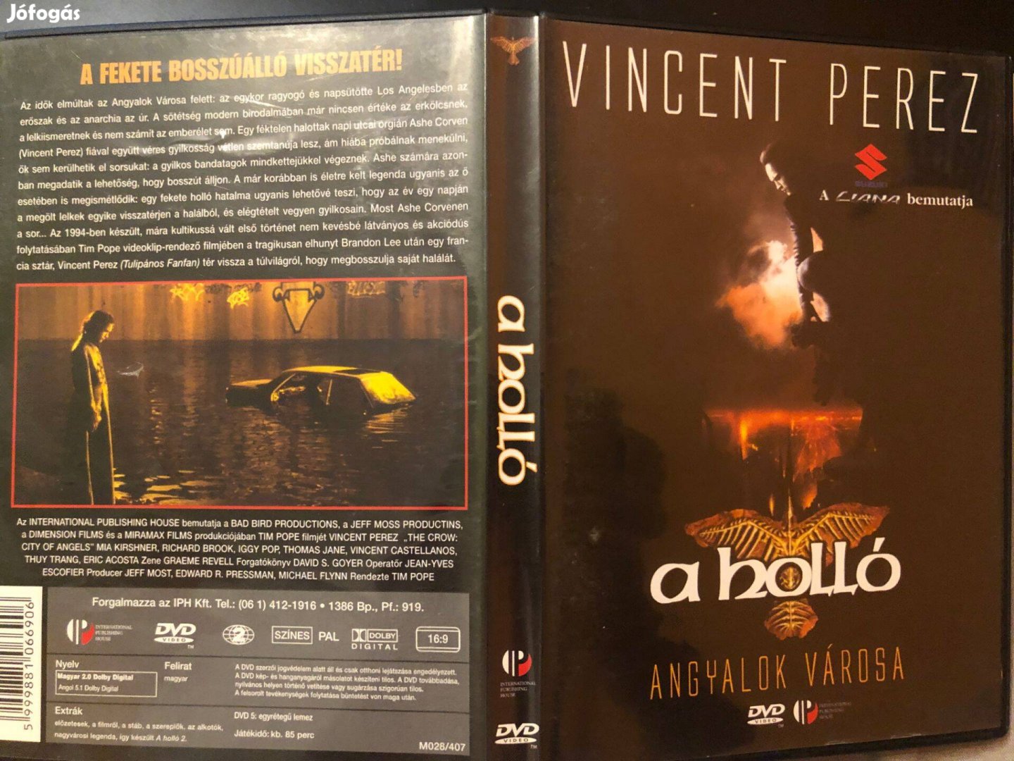A holló 2. Angyalok városa (karcmentes, Vincent Perez) DVD | hang: h