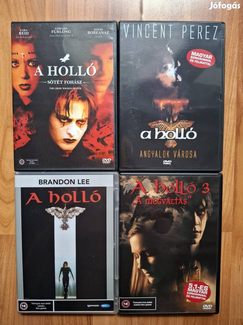 A holló, Angyalok városa , Sötét fohász, A megváltás DVD