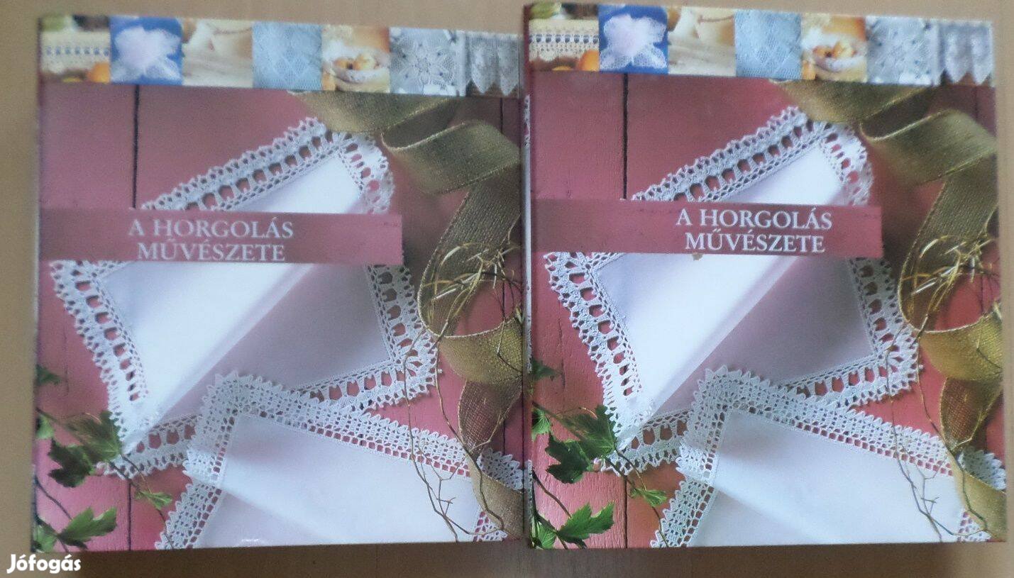 A horgolás művészete 2 db mappában