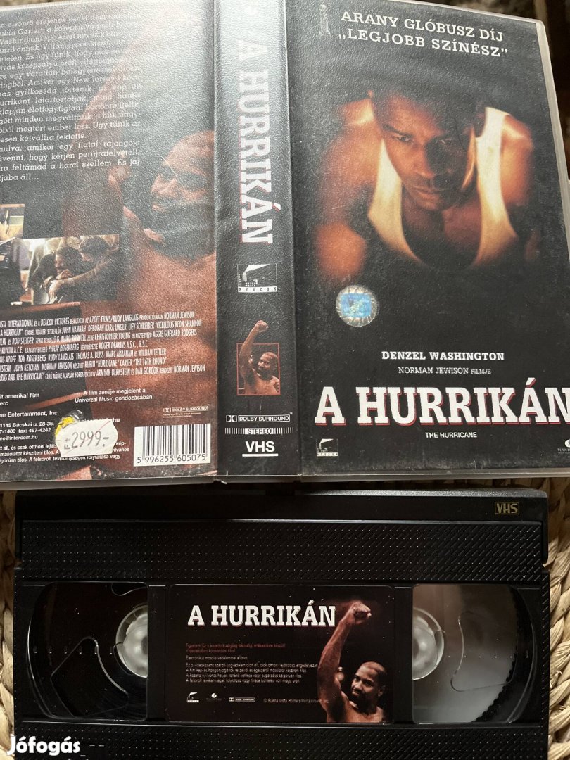 A hurrikán vhs kazetta