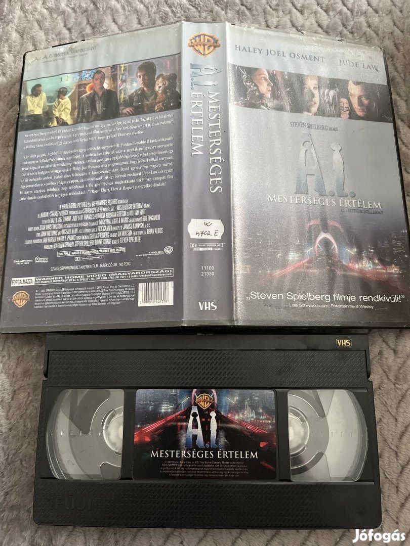 A i mesterséges értelem vhs kistok scifi