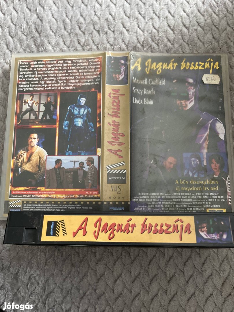A jaguár bosszúja vhs kistok akció