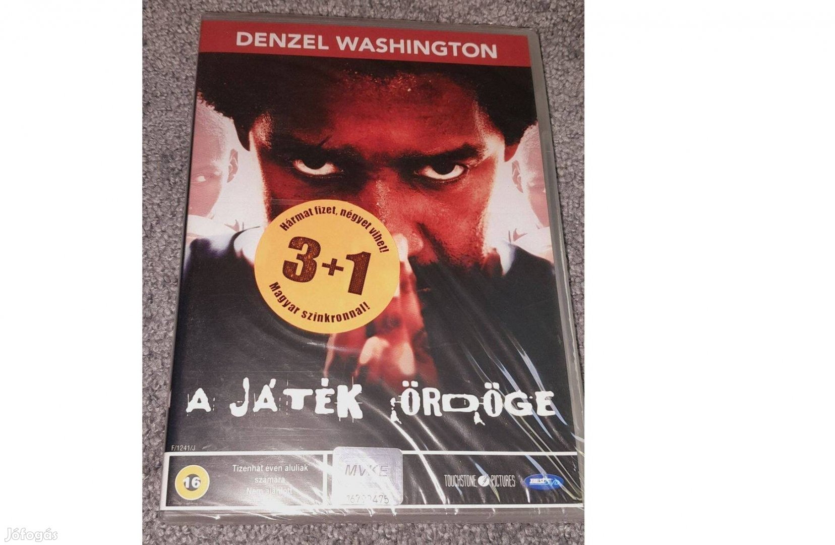 A játék ördöge DVD (1998) Új, Fóliás Szinkronizált (Denzel Washington)