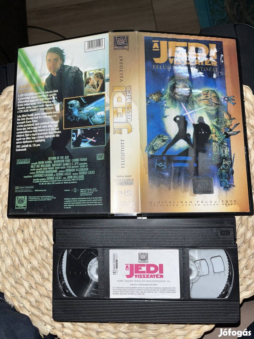 A jedi visszatér star vars vhs