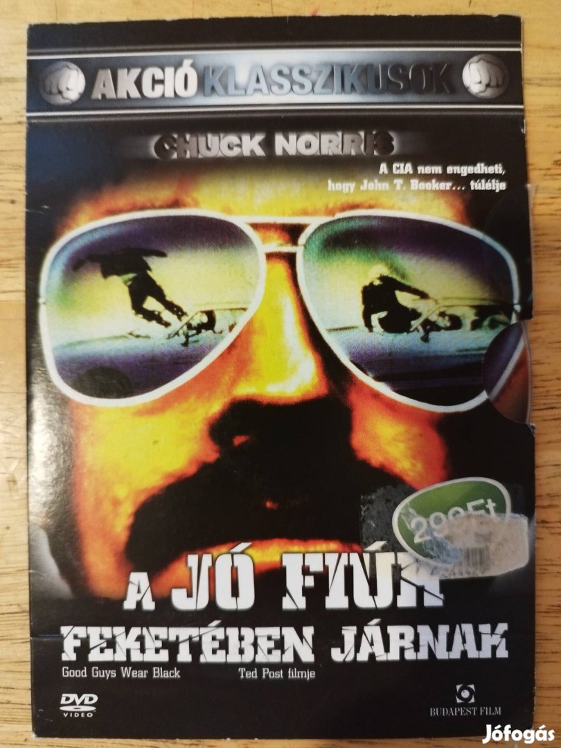 A jó fiúk feketében járnak papírtokos dvd Chuck Norris 