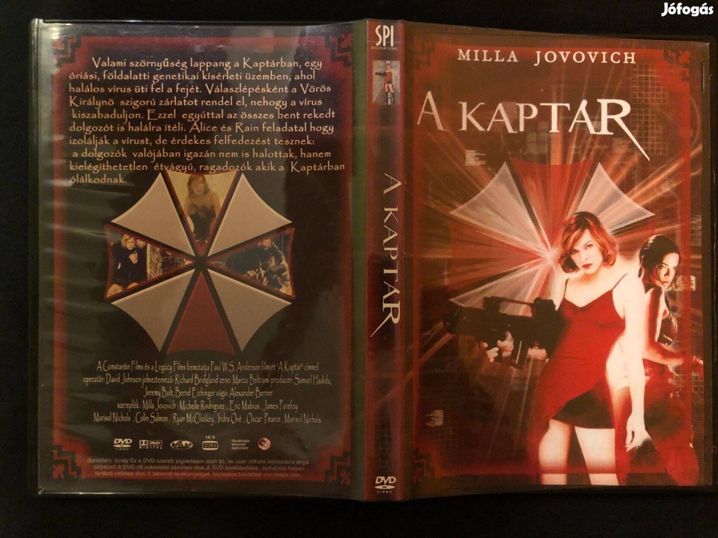 A kaptár Resident Evil (Milla Jovovich, Michelle Rodriguez) DVD