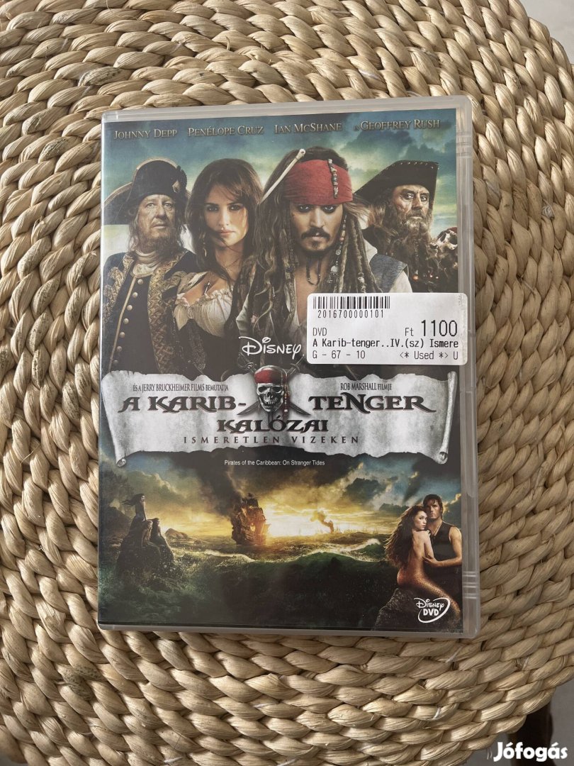 A karib tenger kalózai dvd