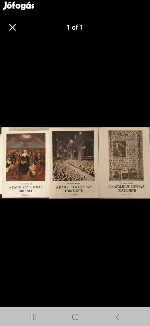A katolikus egyház története 3 kötetben