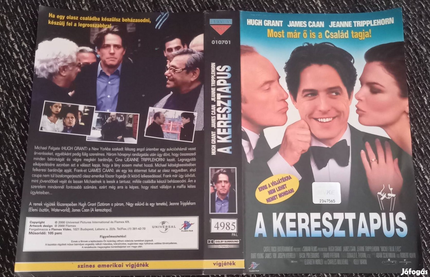 A keresztapus - vígjáték vhs - Hugh Grant