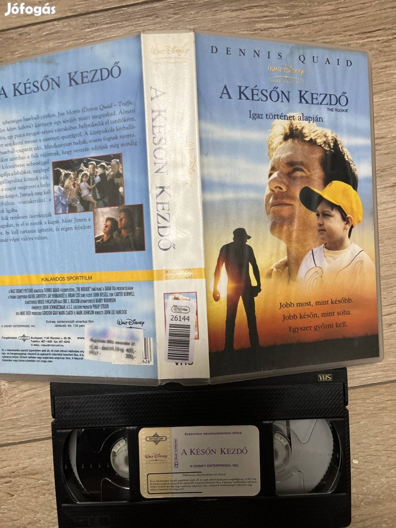 A későn kezdő vhs 