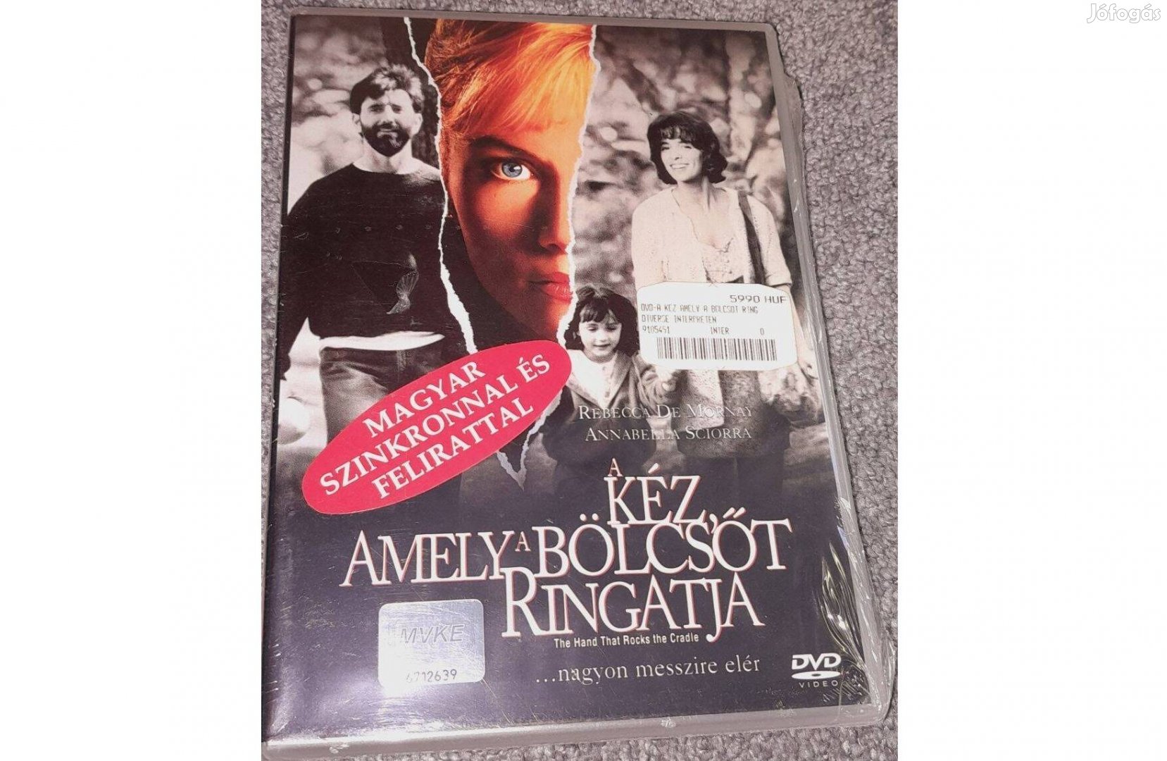 A kéz, amely a bölcsőt ringatja DVD (1992) Új, Fóliás Szinkronizált