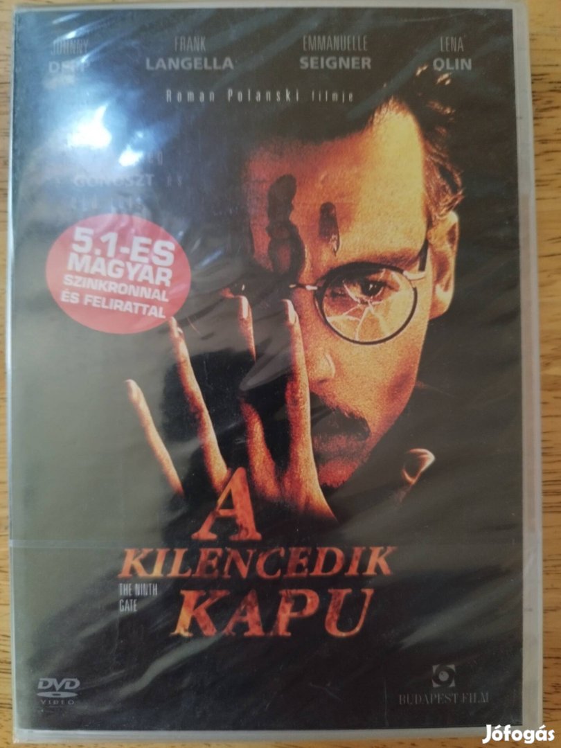 A kilencedik kapu dvd Johnny Depp Új 