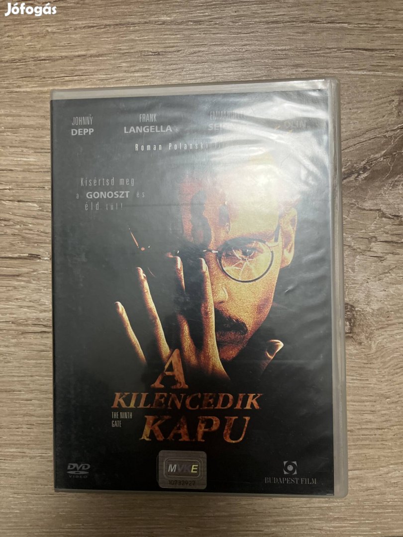 A kilencedik kapu dvd.  